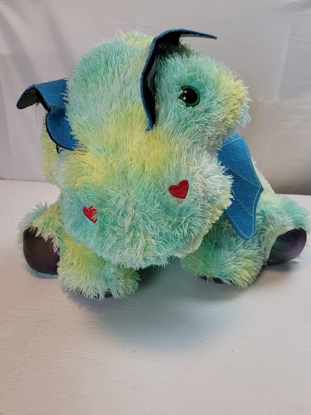 Mint & Yellow Dragon Stuffed Animal